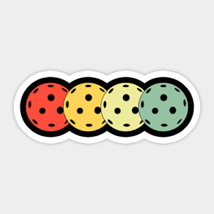 Pickleball Player Sticker